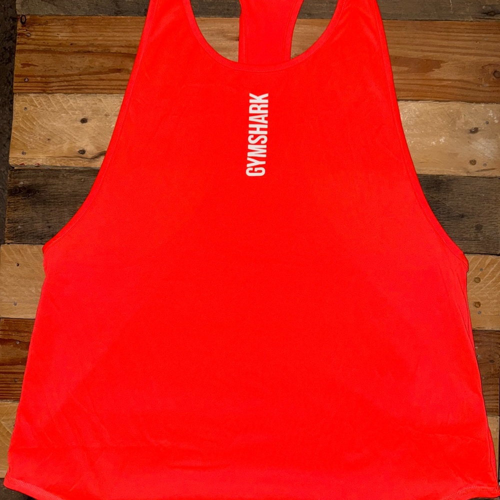 Gymshark Women's Bright Red Muscle Tee